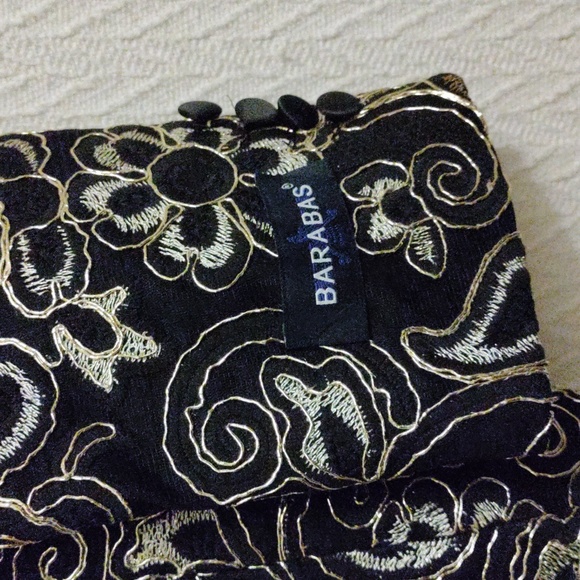 Prelove Man's Barabas Floral Black/Gold Design Blazer Jacket - Picture 7 of 14